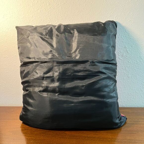 Large Square Pillows, Pink Gold, Floor Pouf, 20" x 20" inch - Picture 4 of 5